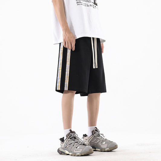 Men's Outdoor Sports Straight Drawstring Dance Shorts