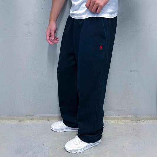 Retro Y2K Street Trendy Hip Hop Casual Elastic Waist Zipper Loose Solid Color Sports Leisure Pants