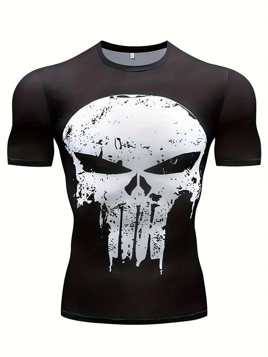 Men's Sports Fitness 3D Men's Clothing Short sleeve T-shirt