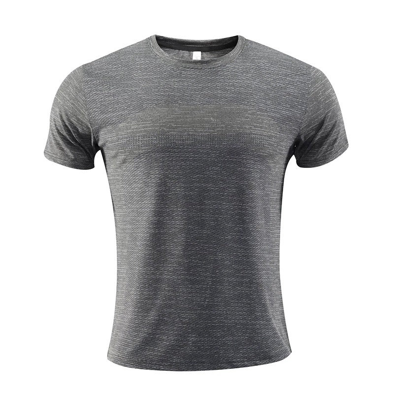 Men's short sleeved sports T-shirt, quick drying clothes, summer running clothes, fitness clothes - GabyFit Goods