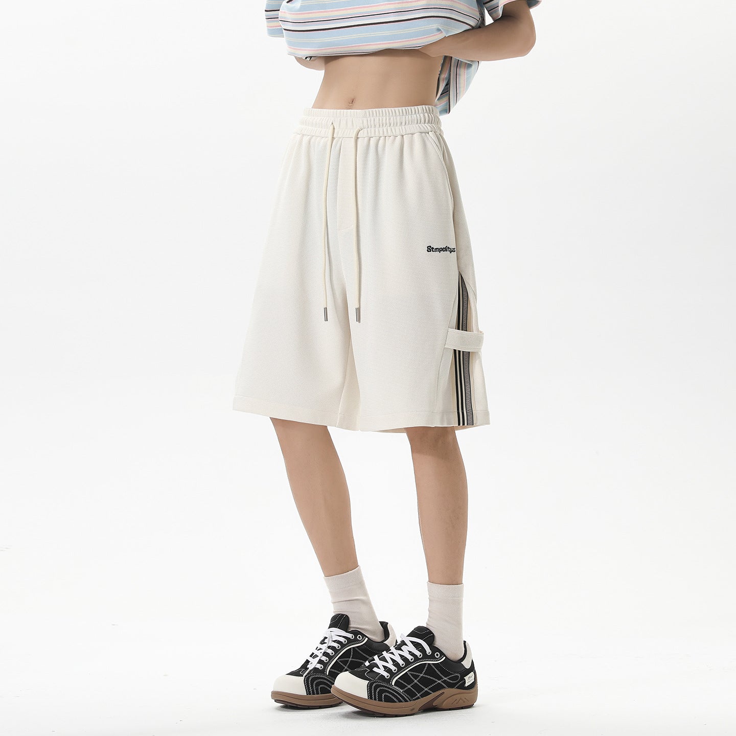 Men's Summer Thin Outdoor Sports Shorts Loose Casual Mid-Length Pants