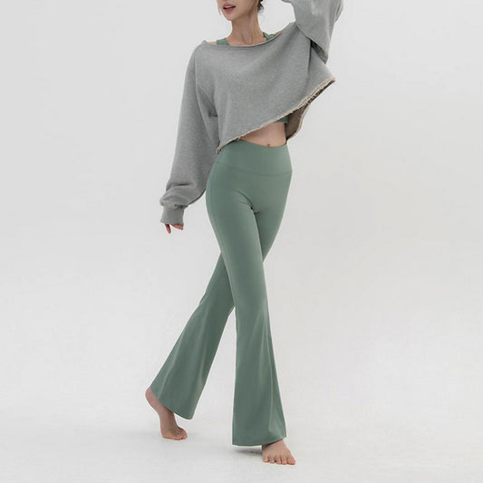 Short Hoodie Unique Design Spring and Autumn Casual One-Shoulder Loose Long Sleeve Sweatshirt Sports Off-the-Shoulder Top