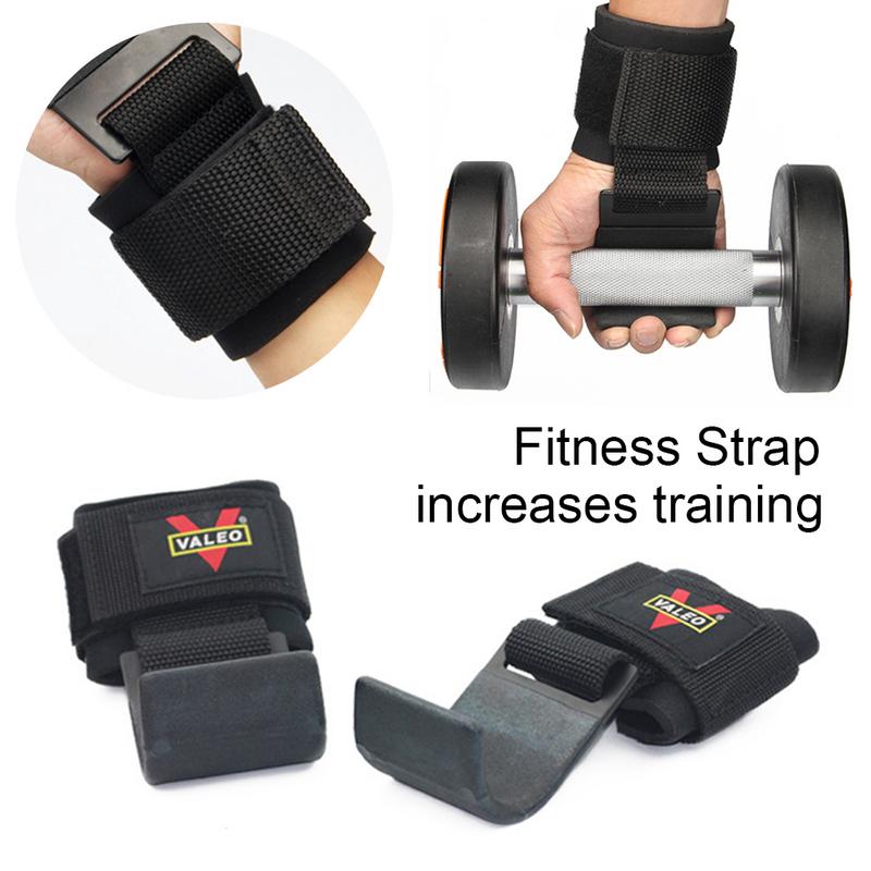 2Pcs Weight Lifting-Hook Hand-Bar Wrist Straps Glove Weightlifting Strength Training Gym Fitness Hook Weight Lifting Gloves - GabyFit Goods