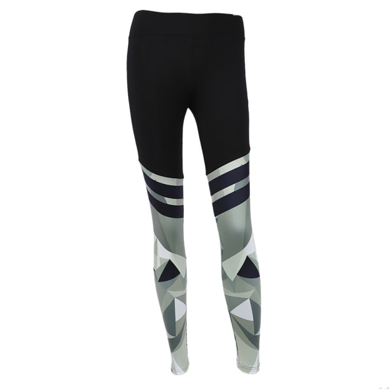 Harajuku Push Up Fitness Legging Camouflage Stripe Bodybuilding Women's leggings Sportswear Athleisure Female Pant Sale - GabyFit Goods