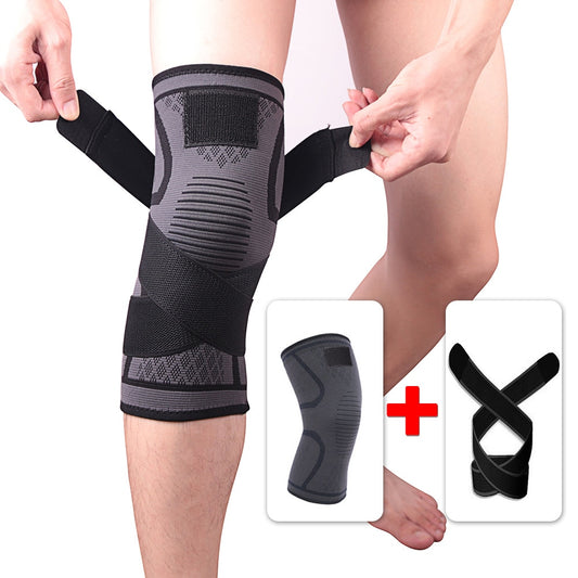 1PC New Band Removable Pressurized Knee Pads Braces Knee Support Crossfit Fitness Running Sports Knee Protector Knee Sleeve - GabyFit Goods