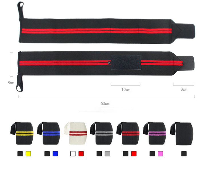 Weight Lifting Strap Fitness Gym Sport Wrist Wrap Bandage Hand Support Wristband - GabyFit Goods
