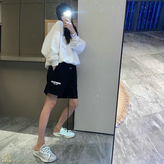 European and American Summer Loose Quarter Pants for Men and Womens Casual and Versatile Shorts - GabyFit Goods