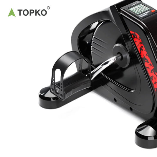 TOPKO US Warehouse Portable Under-Desk Elderly Fitness Exercise Bike Home Silent Exercise Mini Stepper