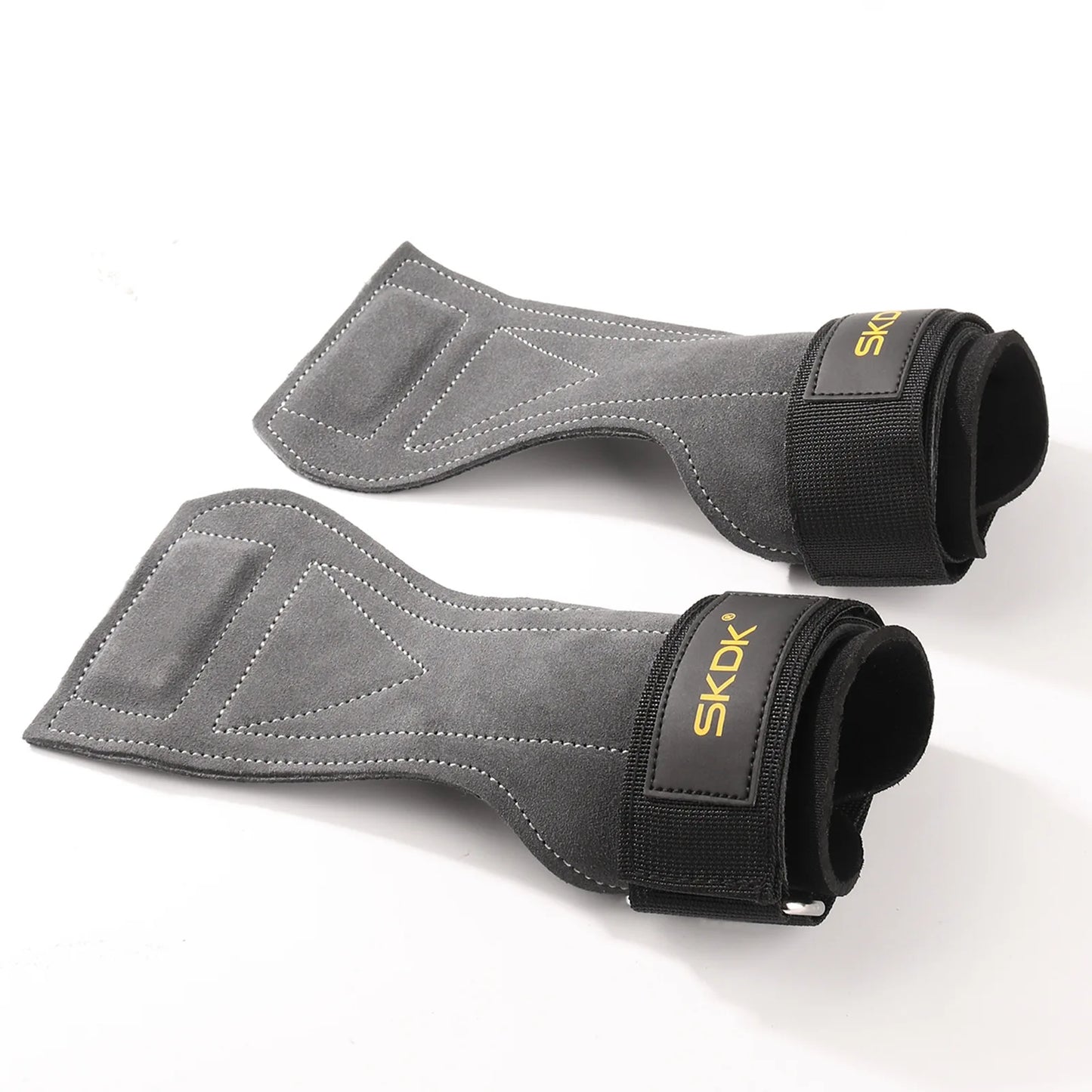 Cowhide Gym Gloves Grips Anti-Skid Leather Gymnastics Guard Palm Protectors Pull Up Horizontal Bar Weight Lifting Guantes Gym - GabyFit Goods