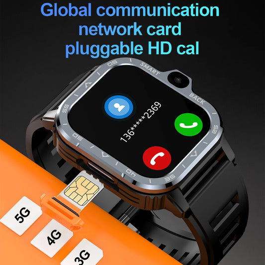 Valdus PGD Android Smart Watch Men GPS 16G/64G ROM Storage HD Dual Camera NFC 2G 4G SIM Card WIFI Wireless Fast Internet Access - GabyFit Goods