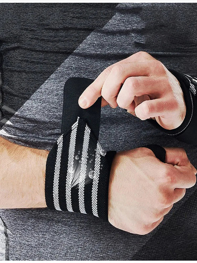 Wristband Wrist Support Brace Straps Wrist Gym Wraps Bandage Fitness Gym Training Strength Weight Lifting Protective Equipment - GabyFit Goods