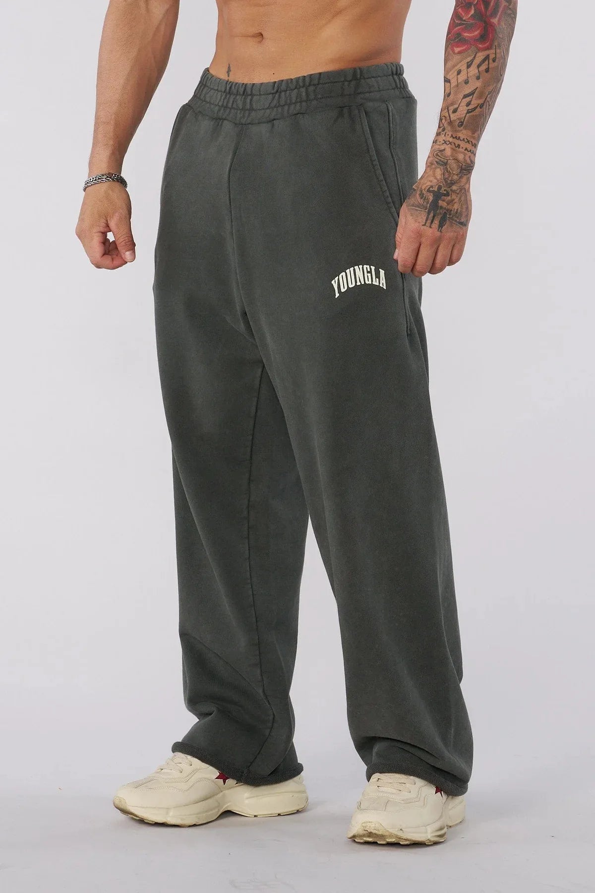 2025 Men's Sports Pants Spring Autumn High Quality Loose Straight Trousers Jogger Gym Sports Fitness Fashion Brand Casual Pants