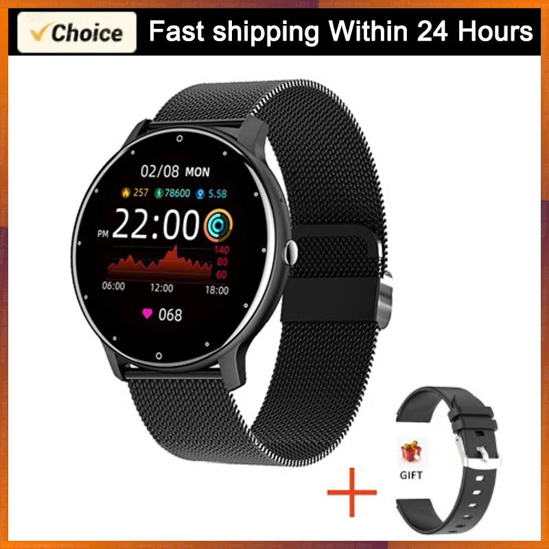 LIGE Smart band Watch Men Real-time Weather Forecast Activity Tracker Watches Sports Ladies Smart Watch Women For Xiaomi Watch - GabyFit Goods