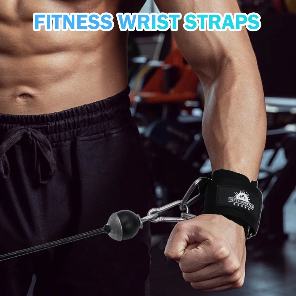 Wrist straps for Resistance band workout Cable Machines Neoprene Padded Wrist Cuffs Gym Home Fitness Equipment 1Pair
