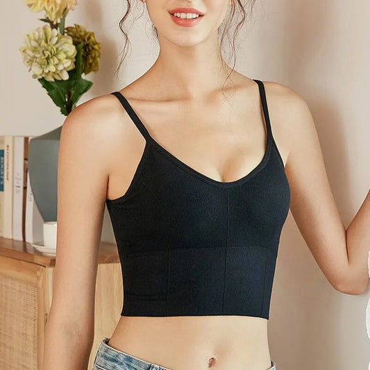 Breathable Sports Bra Anti Sweat Fitness Top Women Seamless Yoga Bra Shockproof Crop Top Push Up Sport Bra - GabyFit Goods