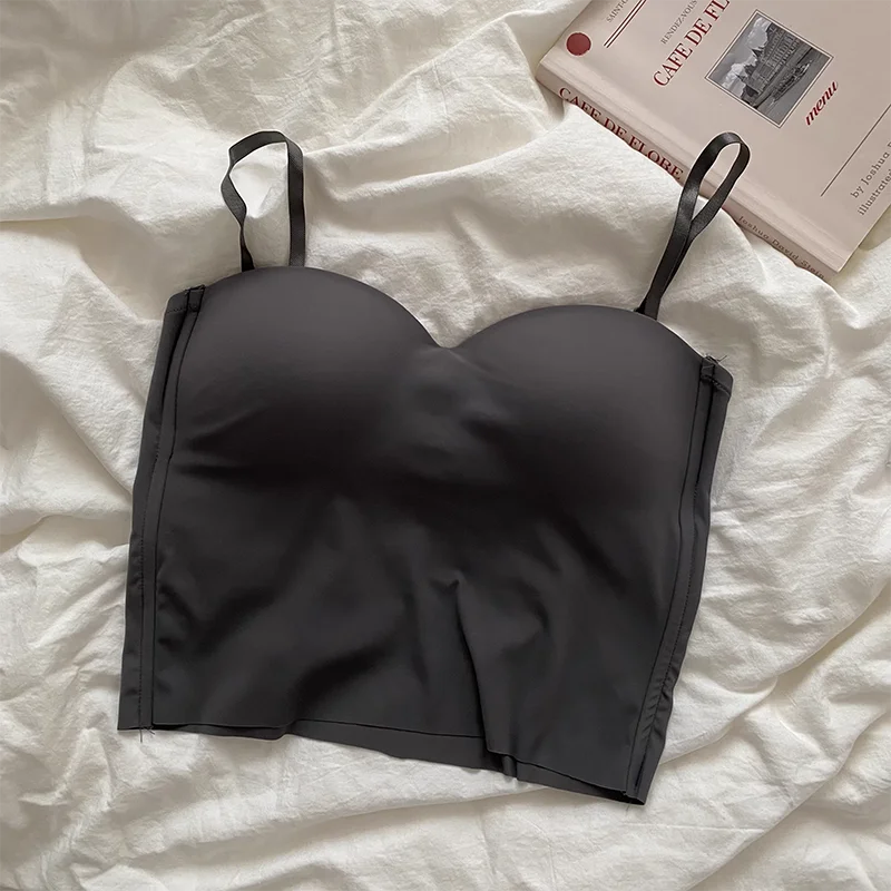 4 Colors Camisole for Women Fitness Crop Tops Summer Elegant Sexy All-match Casual Aesthetic Solid New - GabyFit Goods