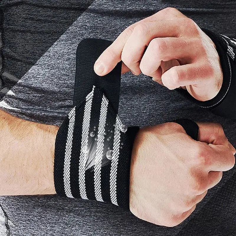 Wristband Wrist Support Brace Straps Wrist Gym Wraps Bandage Fitness Gym Training Strength Weight Lifting Protective Equipment - GabyFit Goods