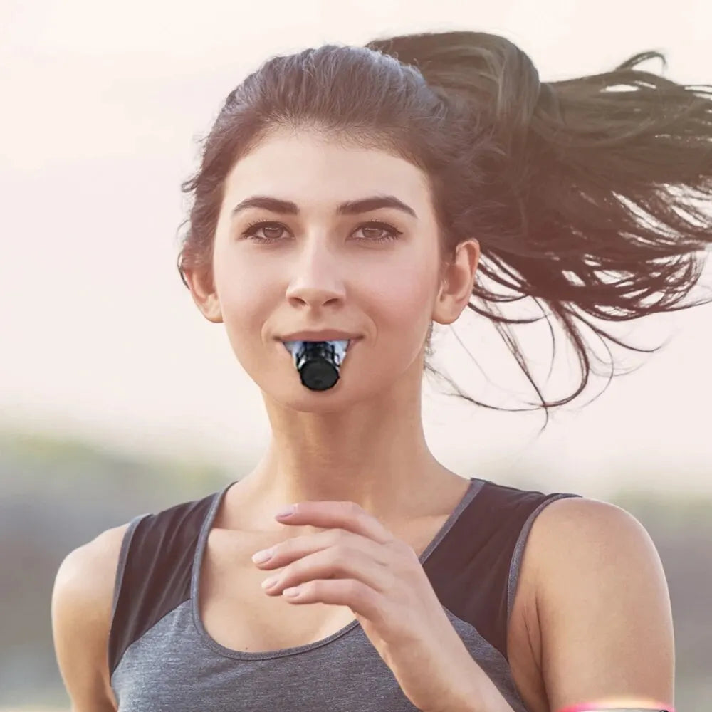 Breathing Trainer Lung Respirator Fitness Equipment Respiratory Silicone High Altitude Training Outdoor Expiratory Exercise Tool - GabyFit Goods