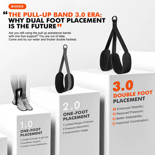 Assisted Pull Up Bands 75-300 LBS Multifunctional Assist Belt Strength Training Fitness Tools High Intensity Pull Up Band