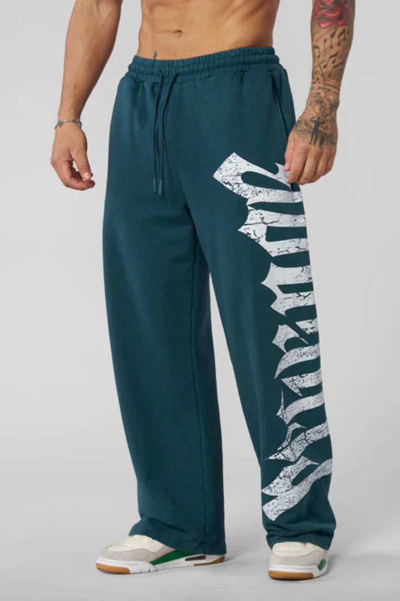 2025 New young la men's pnats Retro Thin Trousers Joggers Gym Summer Sports Fitness Quick Dry Breathable Loose Casual Pants man