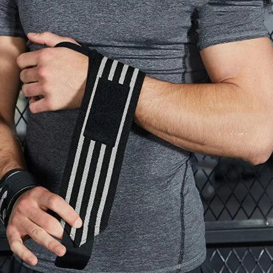 Wristband Wrist Support Brace Straps Wrist Gym Wraps Bandage Fitness Gym Training Strength Weight Lifting Protective Equipment - GabyFit Goods