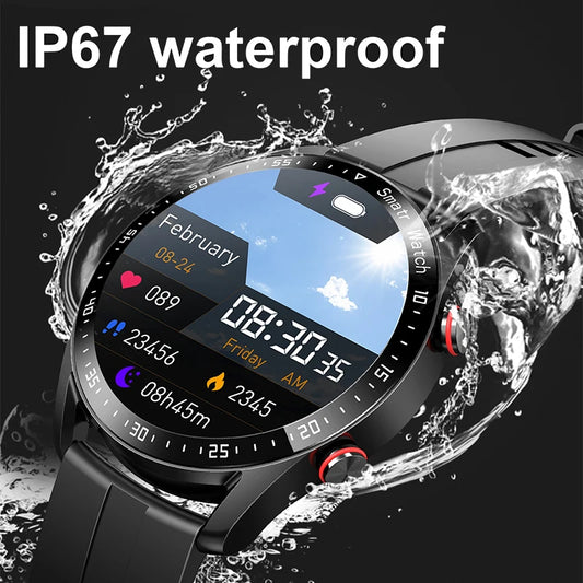 ECG+PPG Bluetooth Call Smart Watch Men Laser Health Blood Pressure Fitnes Sports Watches Man Sports Waterproof Smartwatch+Box - GabyFit Goods