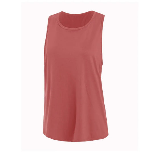 STOUREG Sexy Sleeveless Tank Top Women Loose Short Yoga Shirt, Quick Dry Loose Fitness Tank Top, Loose Training Fitness Clothing