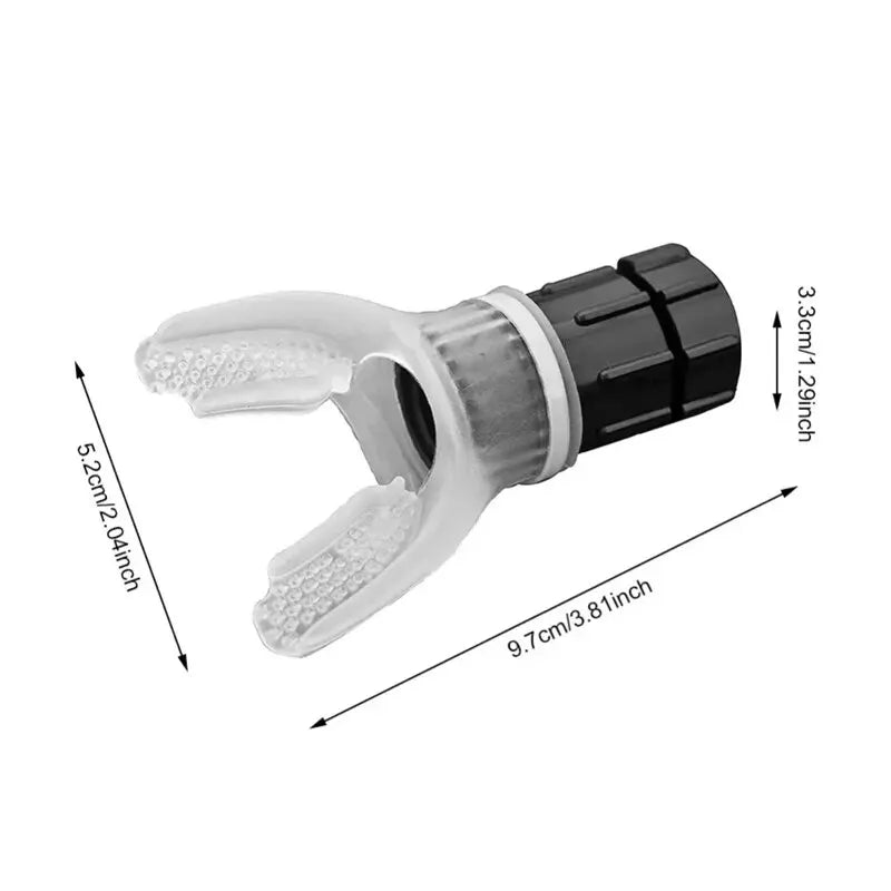Breathing Trainer Lung Respirator Fitness Equipment Respiratory Silicone High Altitude Training Outdoor Expiratory Exercise Tool - GabyFit Goods