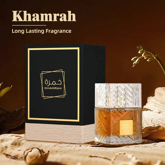 Lattafa Khamrah Perfume Eau de Parfum Spray Original Arabian Perfume Aromatic Spicy Fragrance For Women For Men For Evening Wear - GabyFit Goods