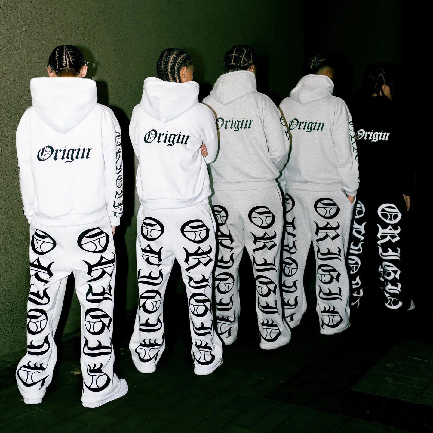 European American Hip Hop Street Cool Style Personalized Character Printing Autumn Winter Men Street Hoodie Long Sleeve Pullover
