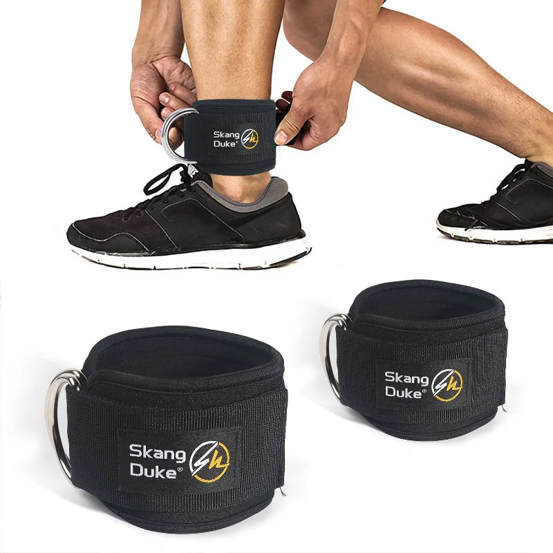 Ankle Strap Bodybuilding Gym Pulley Anklet Training Ankle Cuff Gym Equipment D-Ring Resistance Weight Leg Training Brace Support - GabyFit Goods