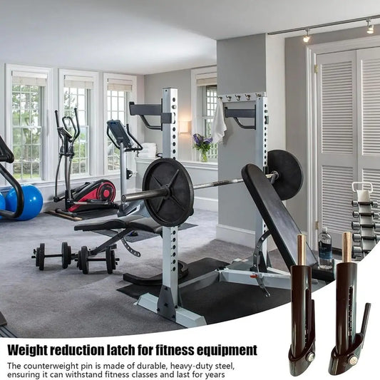 Universal Gym Accessories Gym Pin Fitness Equipment Security Lock Weight Reduction Latch Anti-Rust drop set pins gym - GabyFit Goods