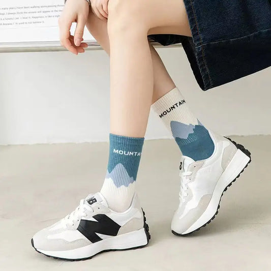 4 Pairs Of Fashionable And Soft AB Socks, Comfortable And Breathable Men's And Women's Socks, Suitable For Running And Fitness - GabyFit Goods