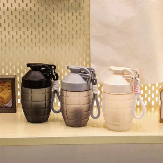 600ml Fitness Sports Water Bottle Fashion Simple Shaker Cup Protein Powder Nutrition High-capacity Milkshake Mixing Cup - GabyFit Goods