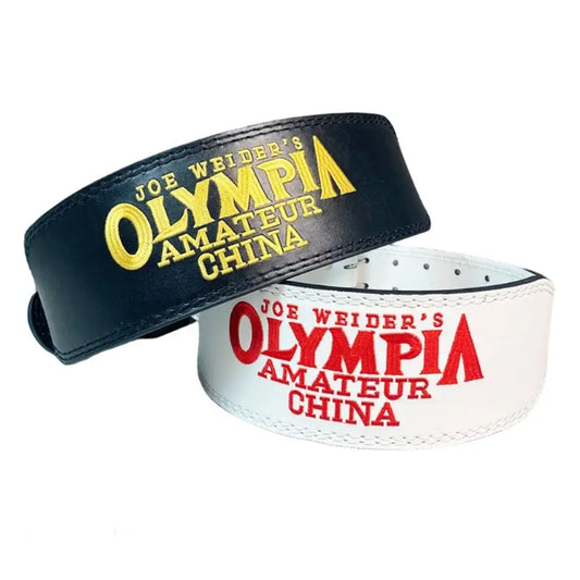 Weightlifting Belt PU Leather Waist Support Gym Belt Unisex Wide Barbell Training Weight Lifting Brace Straps for Fitness