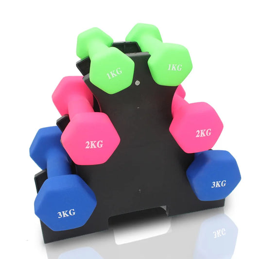 Dumbbell Rack Fitness Fixing Triangle Shaped Stand Storage Bracket Holder Gym Equipment Accessories Gym - GabyFit Goods