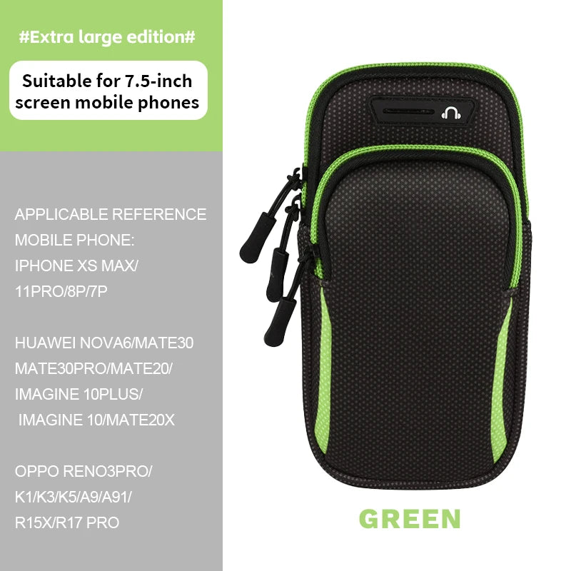 Arm Bag Waterproof sports phone case Money Key Outside Sports Running Fitness Simple Arm Bag with nicegobaby Wrist Bag - GabyFit Goods