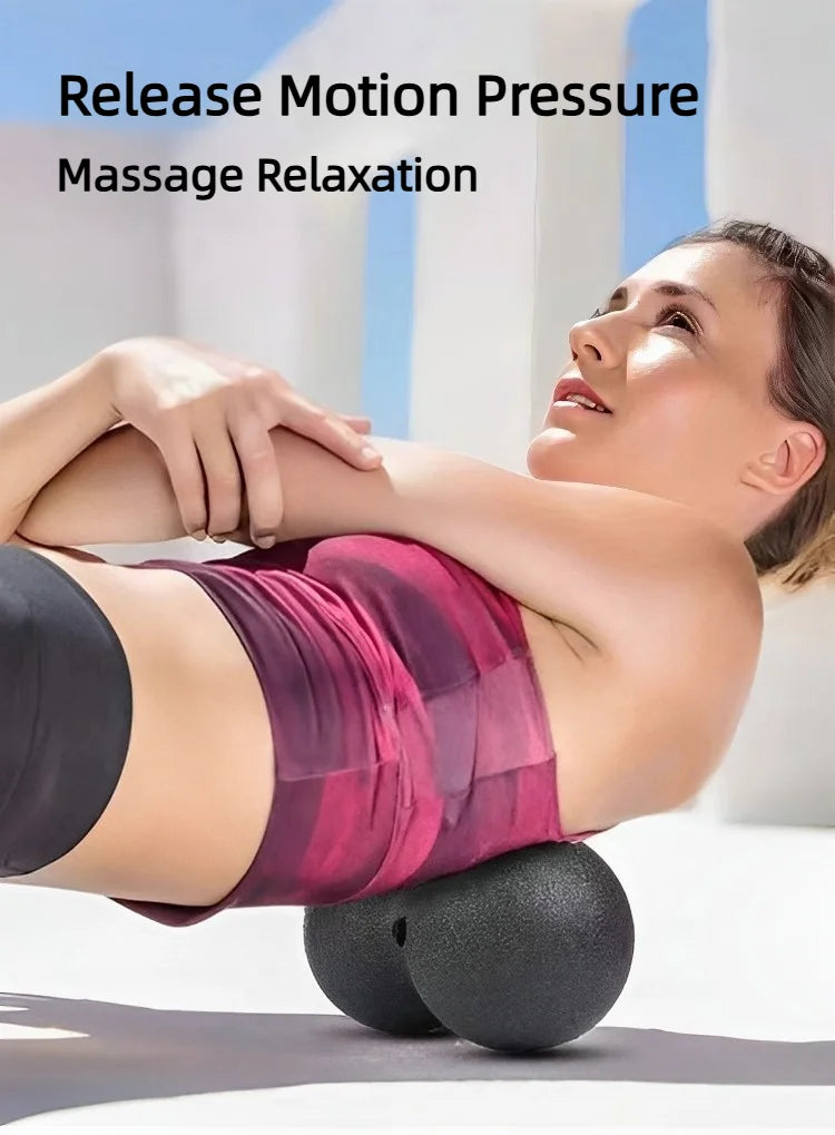 Yoga Peanut Balls Body Massage Fascia Ball Suit Foam Block High Density Muscle Relaxation Lacrosse Exercise Fitness Relieve Pain - GabyFit Goods