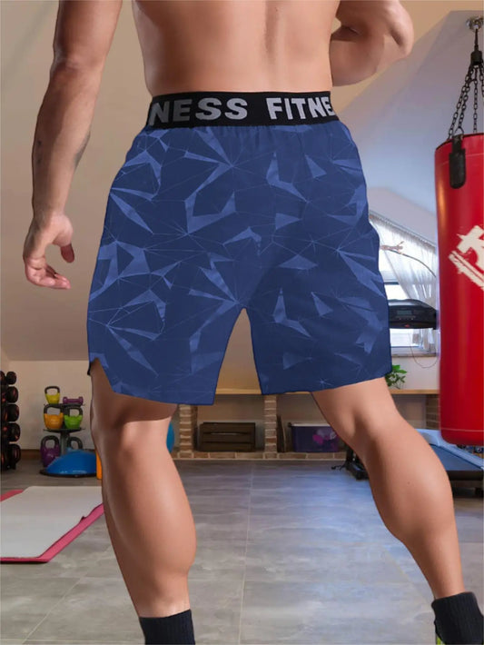 Men's sports shorts, fitness shorts, breathable and soft