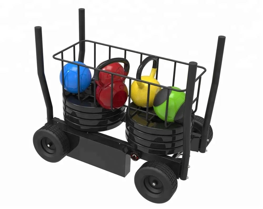 Fitness Equipment Tank Sled with Wheels Weighted Sled