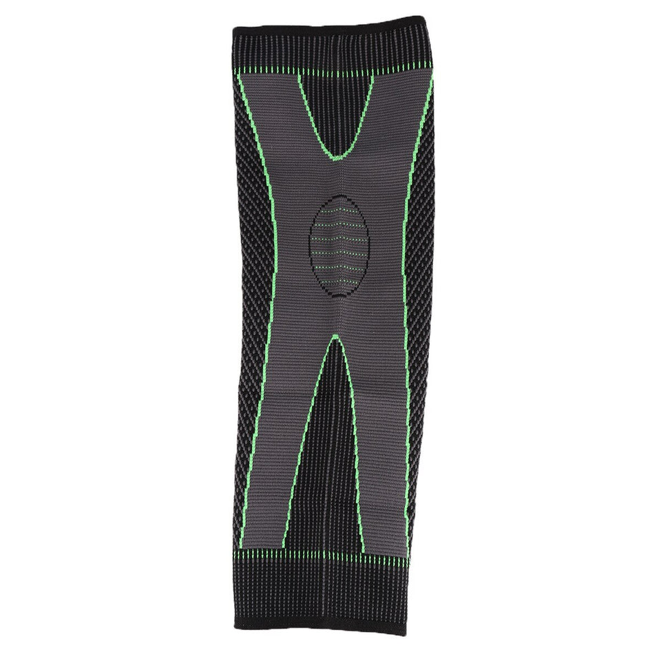 1PCS Mumian S33 Classic Black And Green Knitted Thermal Lengthen Sports Kneecaps