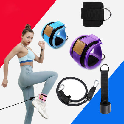 Resistance Bands with Ankle Straps Cuff with Cable for Attachment Booty Butt Thigh Leg Pulley Strap Lifting Fitness Exercise - GabyFit Goods