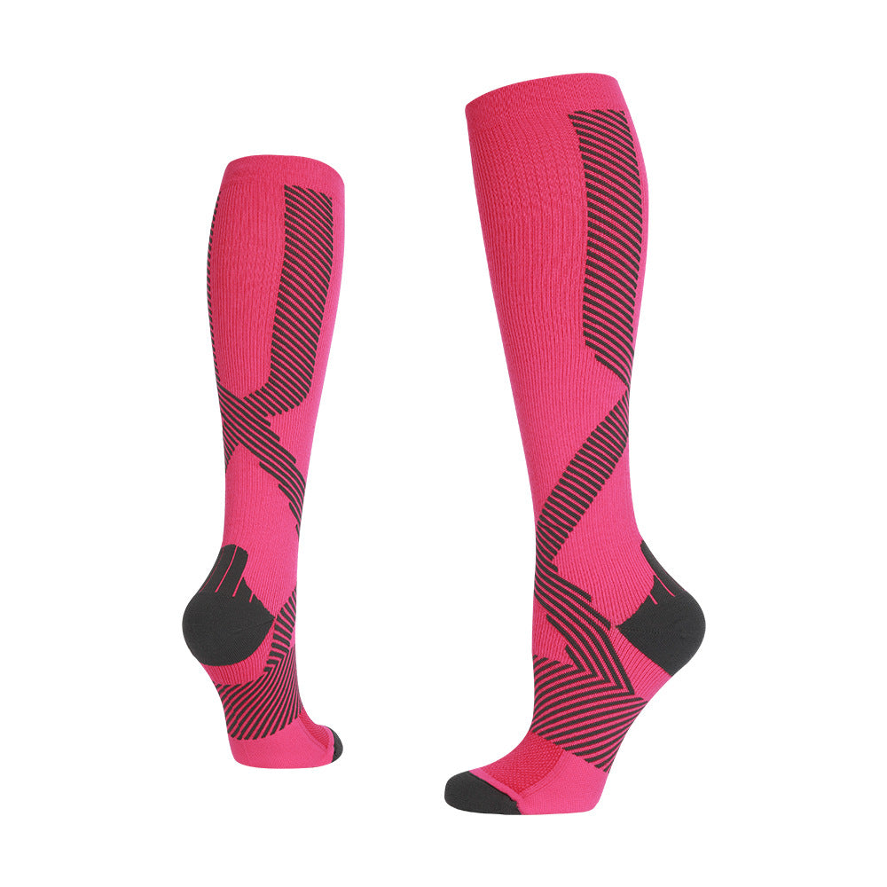 Sports pressure socks for men and women, comfortable for sports, compression socks with a pressure of