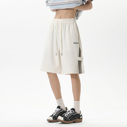 Men's Summer Thin Outdoor Sports Shorts Loose Casual Mid-Length Pants