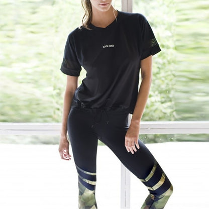 Harajuku Push Up Fitness Legging Camouflage Stripe Bodybuilding Women's leggings Sportswear Athleisure Female Pant Sale - GabyFit Goods