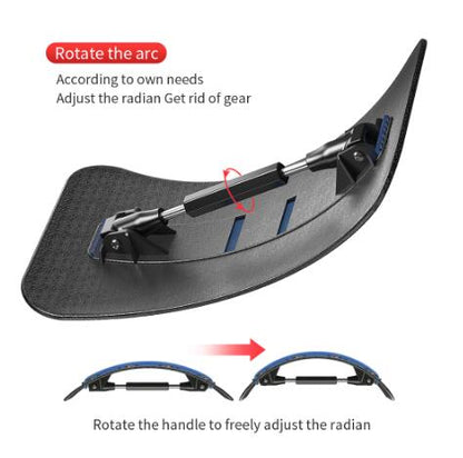 Rotary Adjustment Stretch Relax Stretcher Lumbar Support Spine Pain Relief - GabyFit Goods