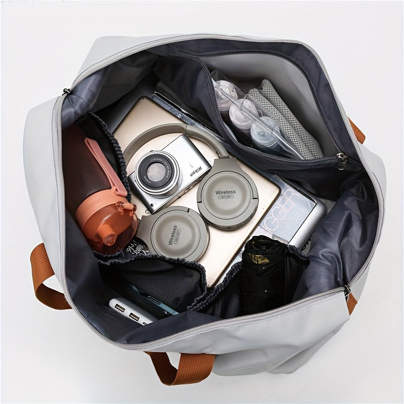 Stylish Travel Bag Large Capacity Sports Bag Messenger Bag Dry and Wet Separation Handbag Suitable for Outing, Fitness, College