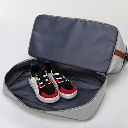 Stylish Travel Bag Large Capacity Sports Bag Messenger Bag Dry and Wet Separation Handbag Suitable for Outing, Fitness, College