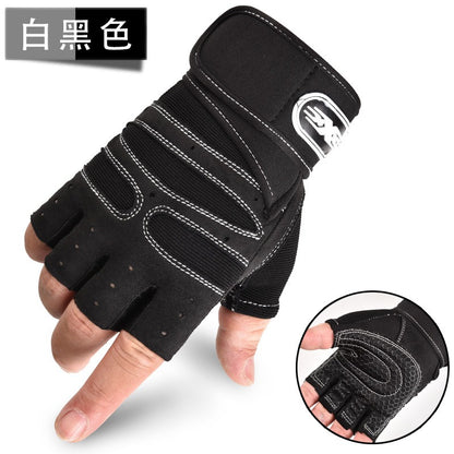 Weight-Lifting Half-Finger Gloves Men's Sports Fitness Equipment Outdoor Cycling Gloves