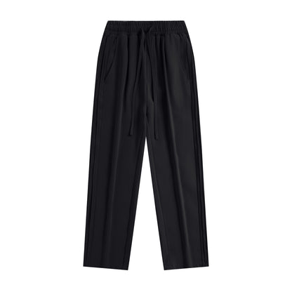 Pants Men's  Clean Fit Straight Loose Wide Leg Long Trousers